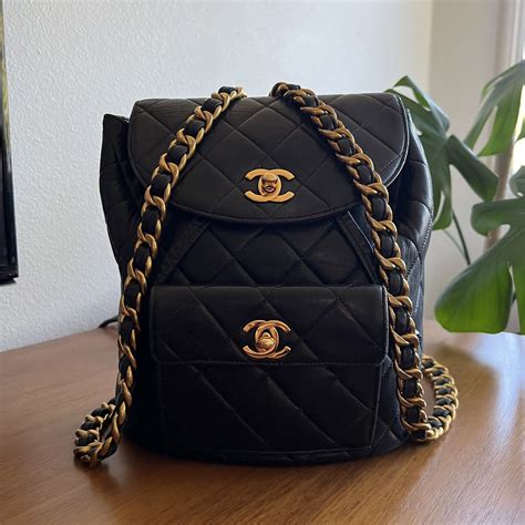 vintage chanel backpack